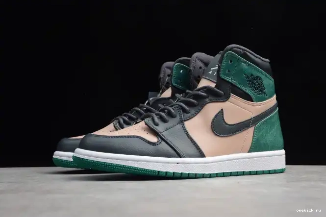 Rep Onekick Mystic Bio Green Air 1 Jordan Beige Anthracite High AH7389-203 Retro 0318