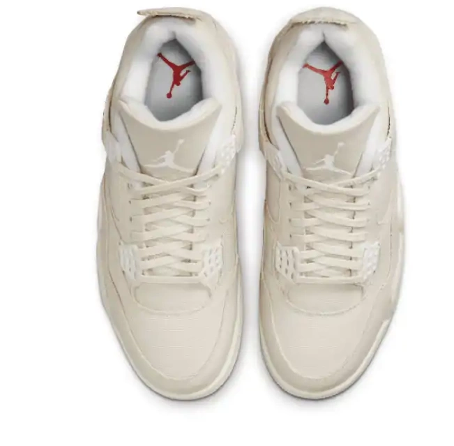 Rep Onekick Jordan Blank Retro 4 DQ4909-100 Air Canvas 0321