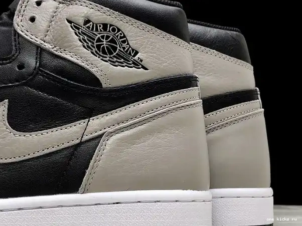 Rep Onekick High Jordan 1 Shadow Grey OG 555088-013 Air Black Retro 0319