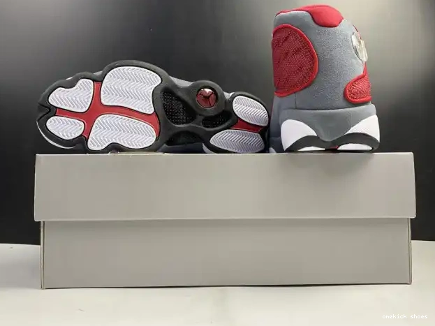 Chep Onekick Retro 414571-600 Red Gym Flint Jordan 13 Grey Air 0316