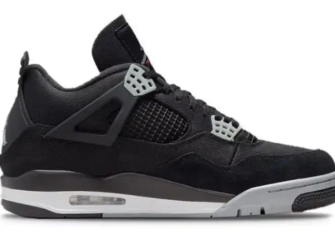 Rep Onekick DH7138-006 CANVAS SE Black Jordan 4 Retro 0316