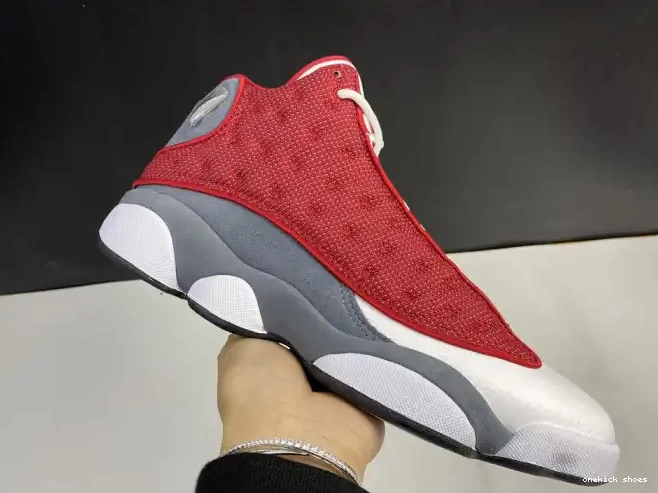 Chep Onekick Retro 414571-600 Red Gym Flint Jordan 13 Grey Air 0316