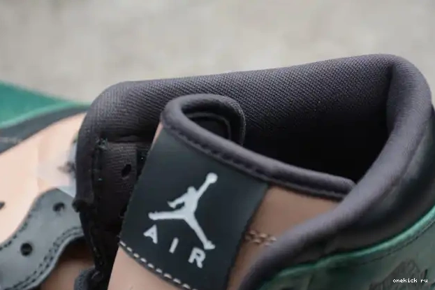 Rep Onekick Air Jordan AH7389-203 Mystic Retro Anthracite Beige Bio Green High 1 0317