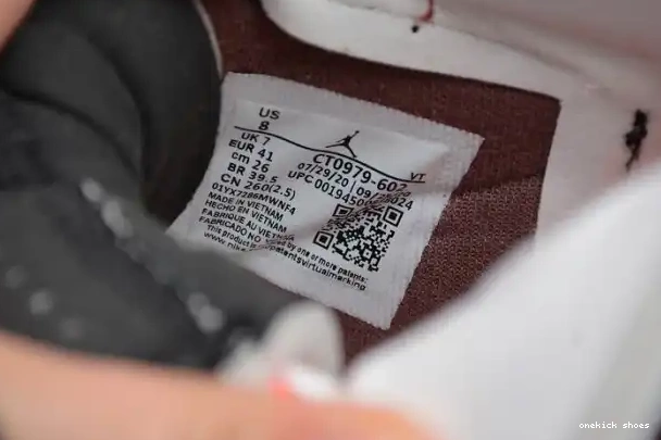 Chep Onekick CT0979-602 Air (W) Zoom Canyon Jordan 1 Rust High CMFT 0317