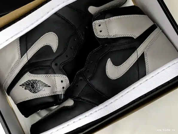 Rep Onekick High Jordan 1 Shadow Grey OG 555088-013 Air Black Retro 0319