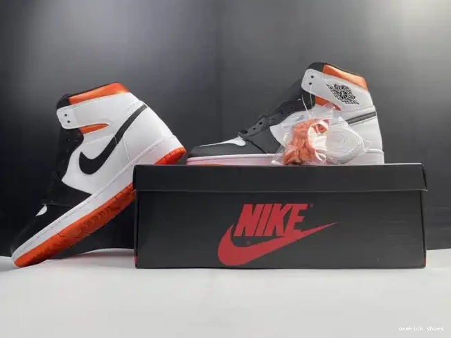 Rep Onekick Orange High Electro 1 Jordan Retro 555088-180 Air 0317
