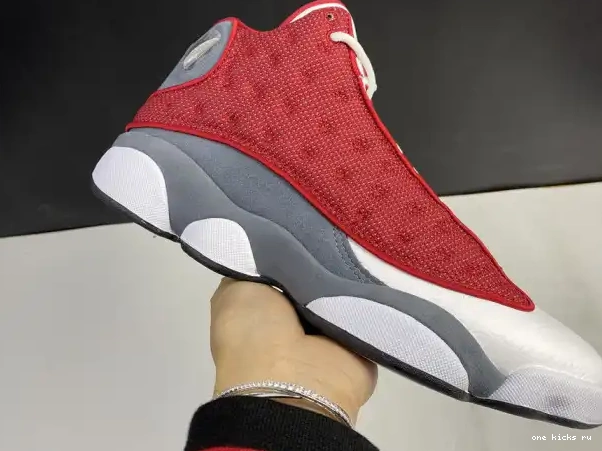 Rep Onekick Red 13 Gym 414571-600 Retro Air Jordan Grey Flint 0303