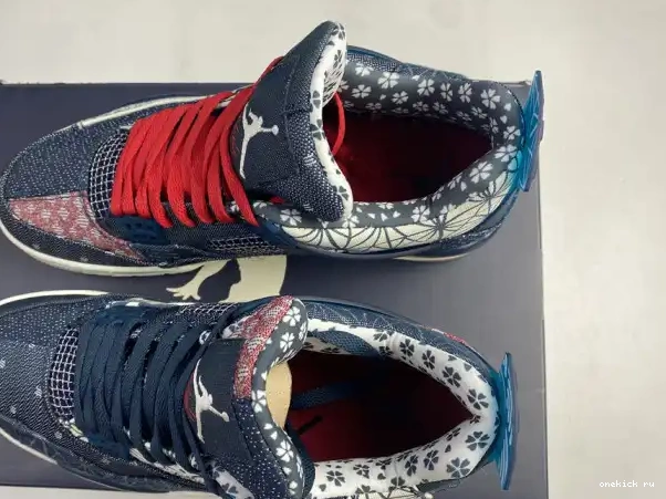 Rep Onekick CW0898-400 SE Sashiko Air 4 Jordan Retro 0318
