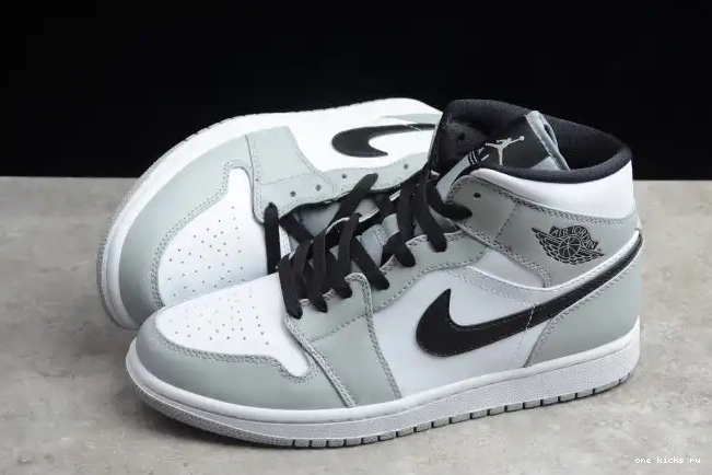 Rep Onekick 554724-092 AIR Grey Light Jordan Smoke Mid 1 0319