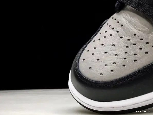 Rep Onekick High Jordan 1 Shadow Grey OG 555088-013 Air Black Retro 0319