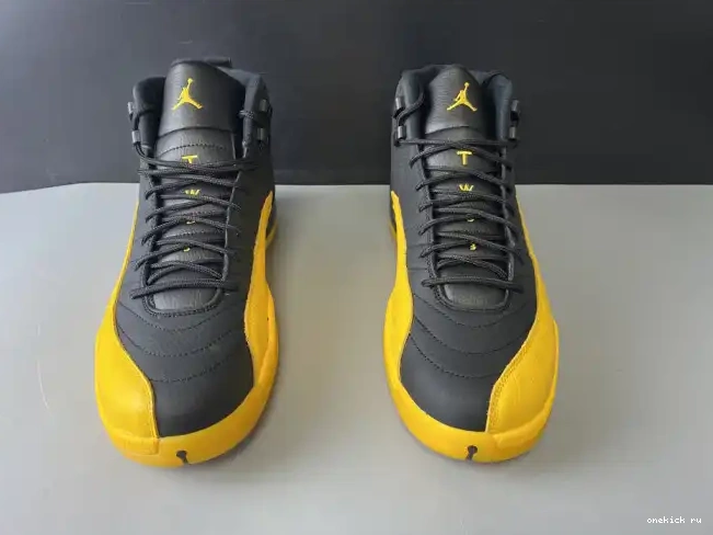 Rep Onekick Retro 12 130690-070 University Gold Air Jordan Black 0320