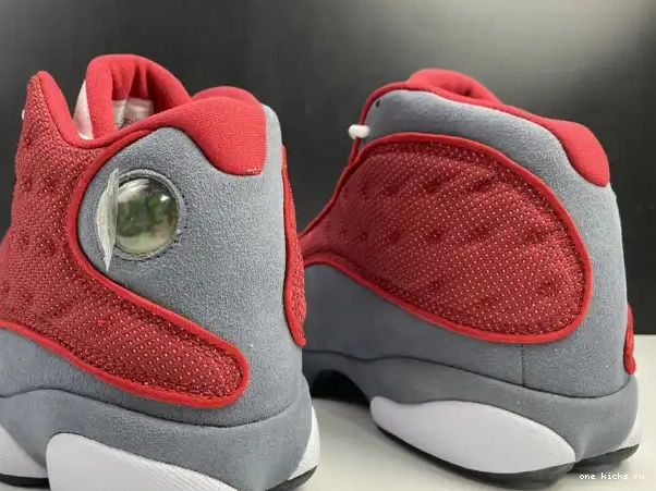 Rep Onekick Red 13 Gym 414571-600 Retro Air Jordan Grey Flint 0303