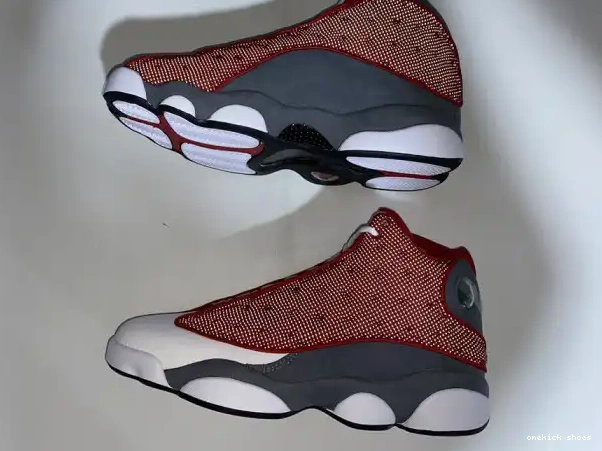 Chep Onekick Retro 414571-600 Red Gym Flint Jordan 13 Grey Air 0316