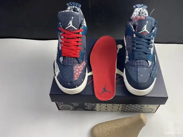 Rep Onekick CW0898-400 SE Sashiko Air 4 Jordan Retro 0318