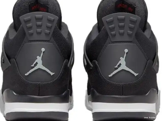 Rep Onekick DH7138-006 CANVAS SE Black Jordan 4 Retro 0316