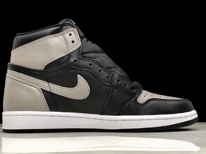 Rep Onekick High Jordan 1 Shadow Grey OG 555088-013 Air Black Retro 0319