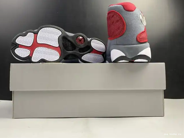 Rep Onekick Red 13 Gym 414571-600 Retro Air Jordan Grey Flint 0303